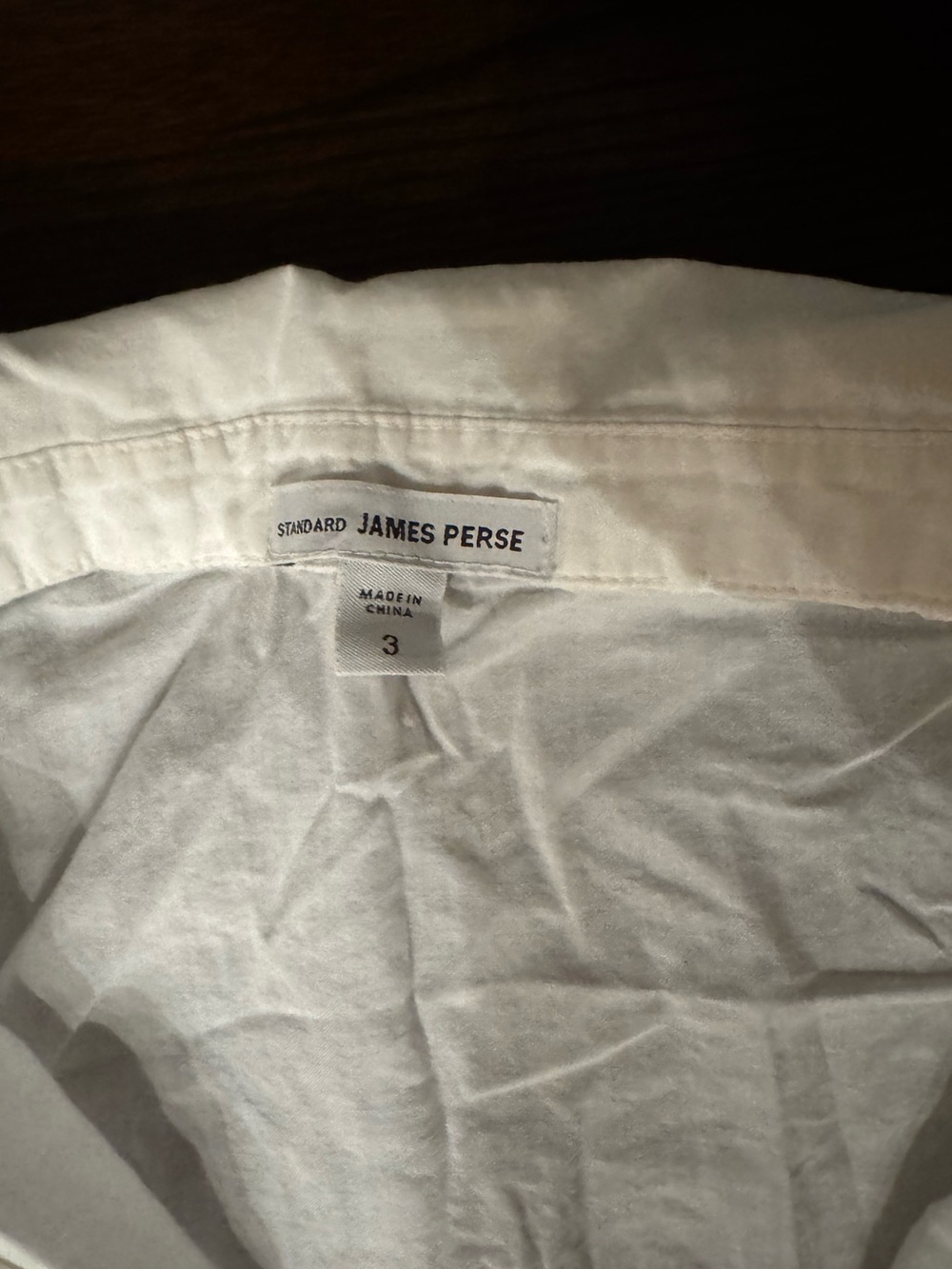 James Perse size L (3) sheer slub side panel button down shirt minimalist basic - Picture 6 of 11